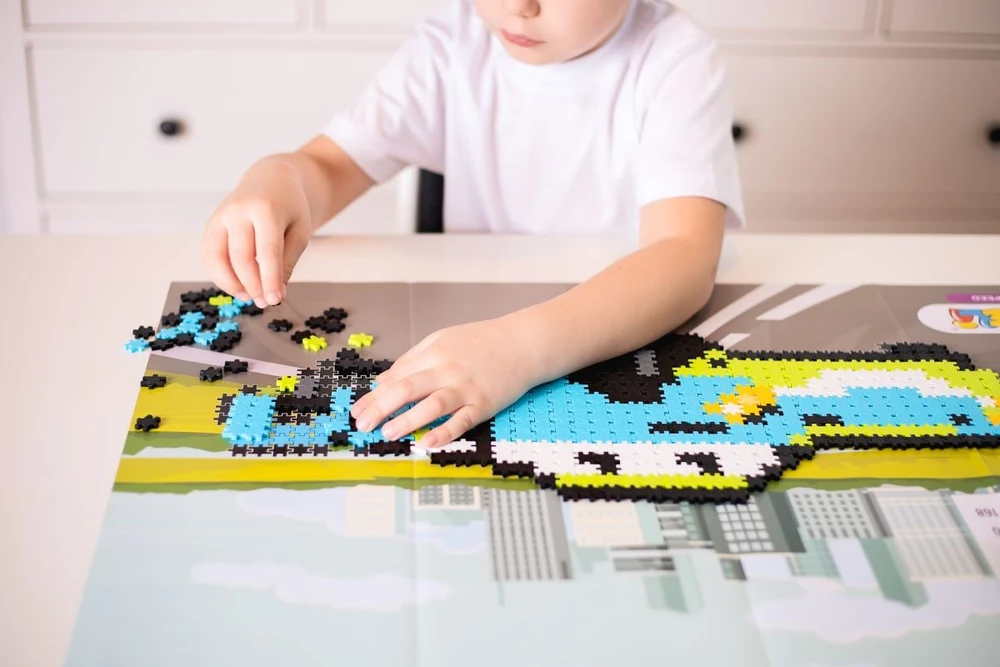 Kūrybinis Meli Minis Speed konstruktorius 500 detalių vaikams nuo 4 metų, žalia-mėlyna