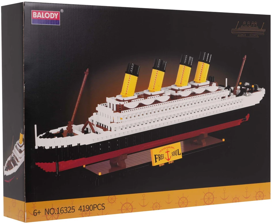 Laivo statybos rinkinys 4190 vnt