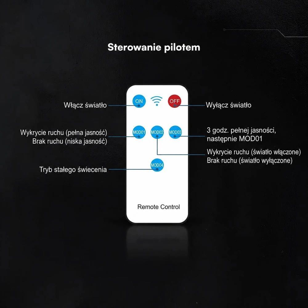 2W LED sieninis fasado šviestuvas su saulės baterija ir judesio davikliu, juodas, 3000K, IP54