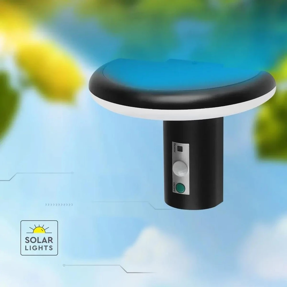 2W LED sieninis fasado šviestuvas su saulės baterija ir judesio davikliu, juodas, 3000K, IP54
