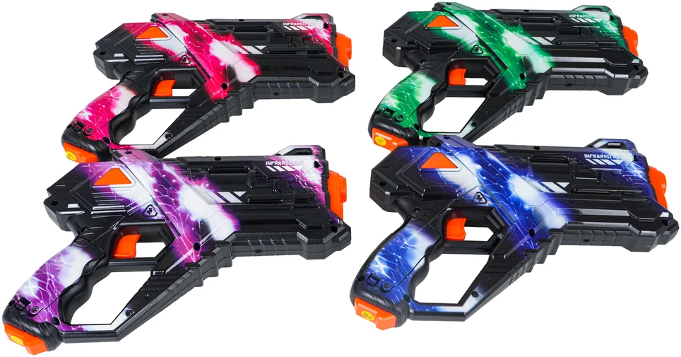 Lazerinių ginklų rinkinys su skydais ir diržo jutikliais (ZMI.BB5802B)