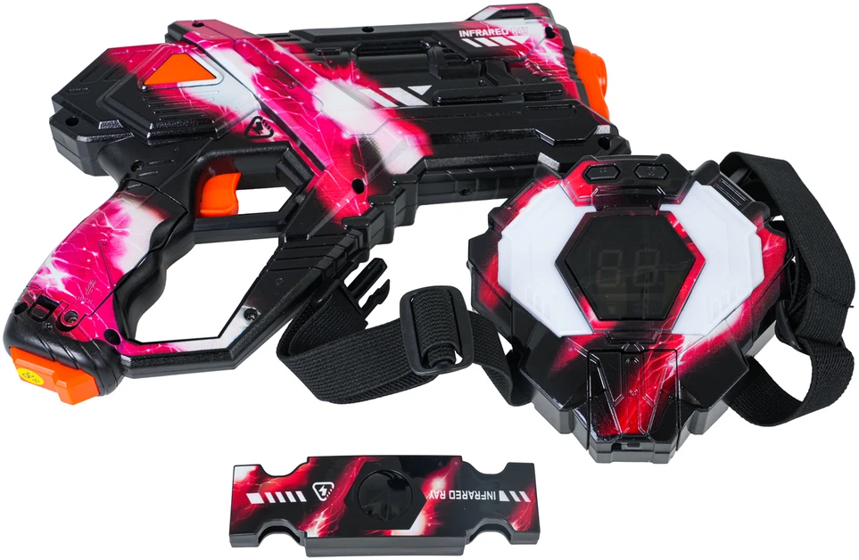 Lazerinių ginklų rinkinys su skydais ir diržo jutikliais (ZMI.BB5802B)