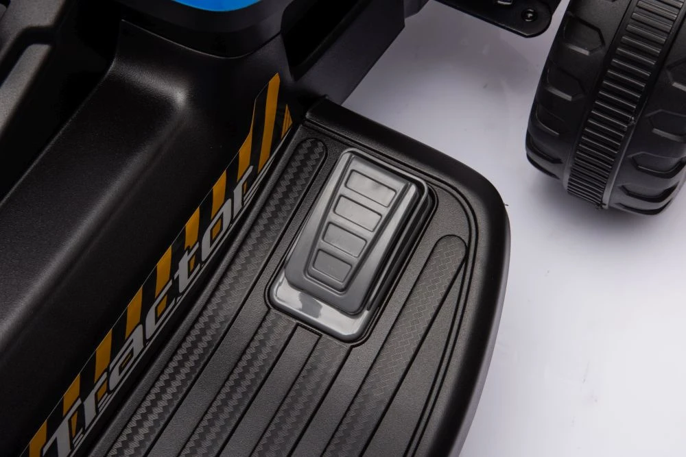 Lean Cars Vienvietis elektrinis traktorius su priekaba vaikams BBH-030, mėlynas