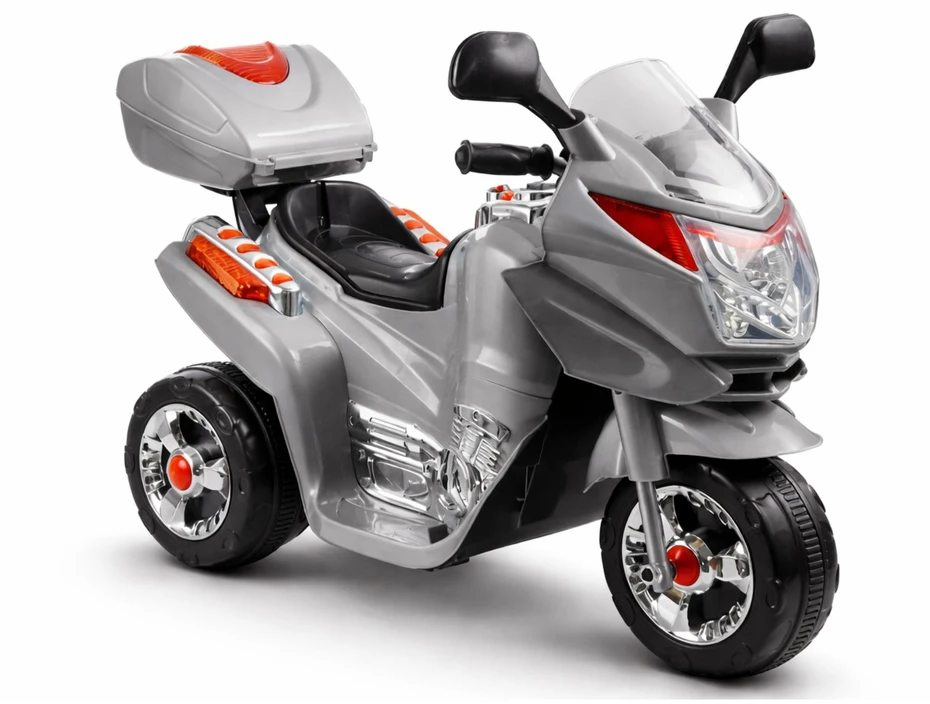 Lean Cars Akumuliatorinis sidabrinis motociklas HC8051