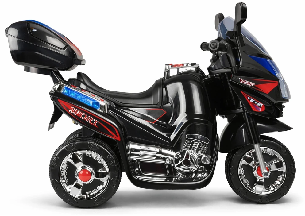Lean Cars Elektrinis motociklas juodas
