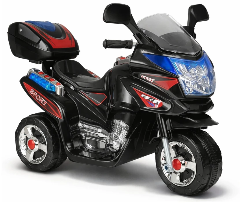 Lean Cars Elektrinis motociklas juodas