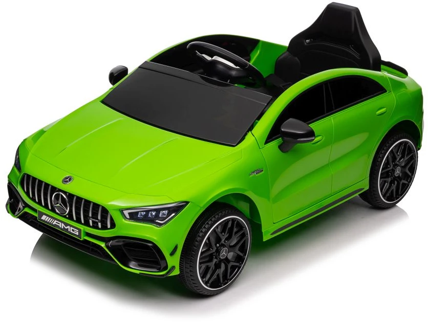 Lean Cars Akumuliatorinis automobilis Mercedes CLA 45s AMG Žalias 4x4