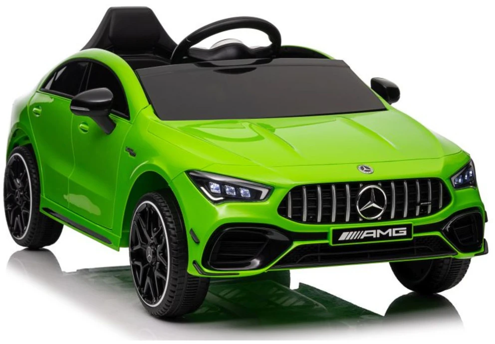 Lean Cars Akumuliatorinis automobilis Mercedes CLA 45s AMG Žalias 4x4
