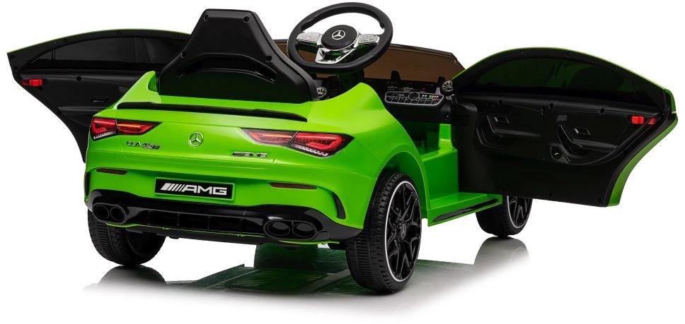 Lean Cars Akumuliatorinis automobilis Mercedes CLA 45s AMG Žalias 4x4
