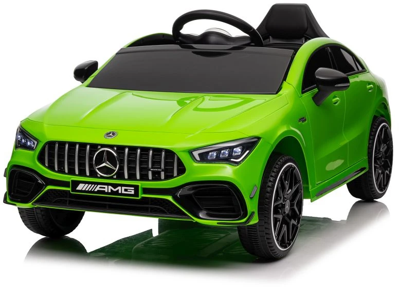 Lean Cars Akumuliatorinis automobilis Mercedes CLA 45s AMG Žalias 4x4