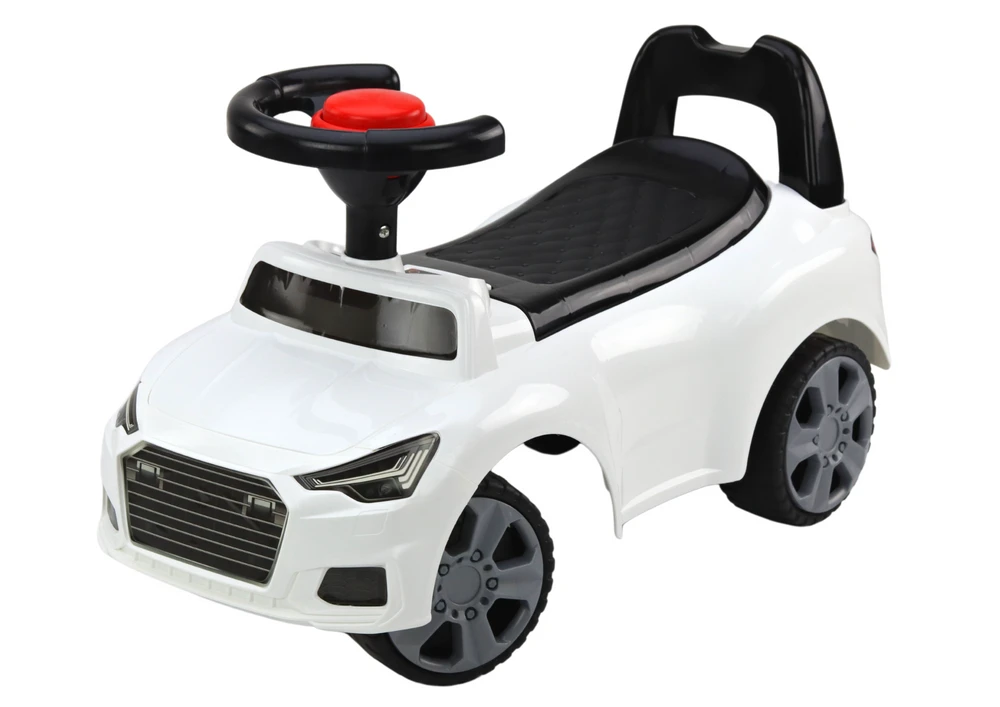 Lean Cars Lean Toys Paspiriama mašinėlė QX-3396, baltos spalvos