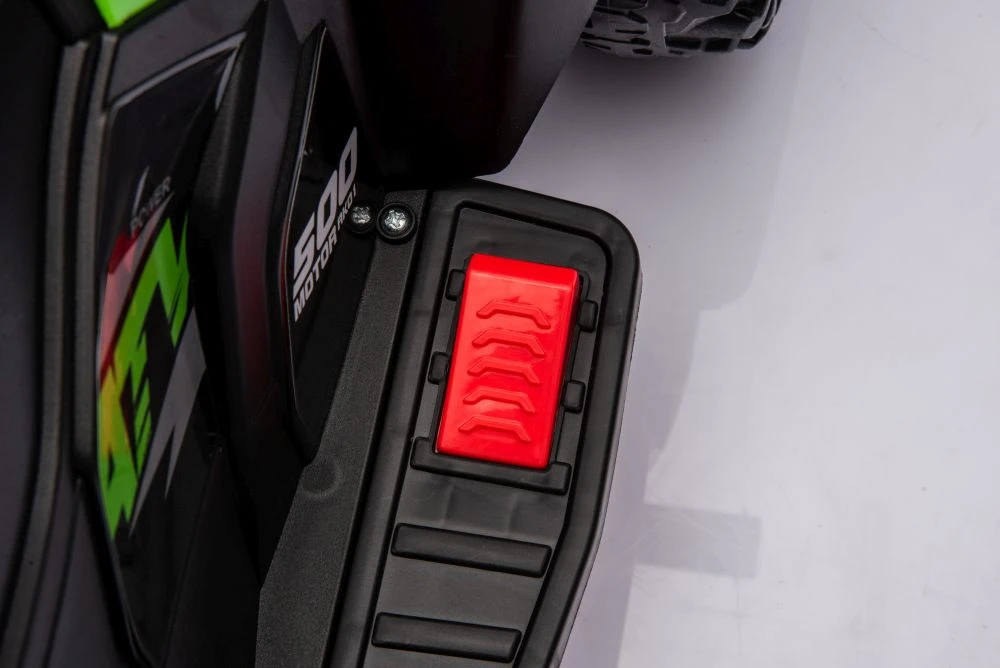 Vaikiškas elektrinis keturratis LEAN CARS GTS1155, žalias, 6V