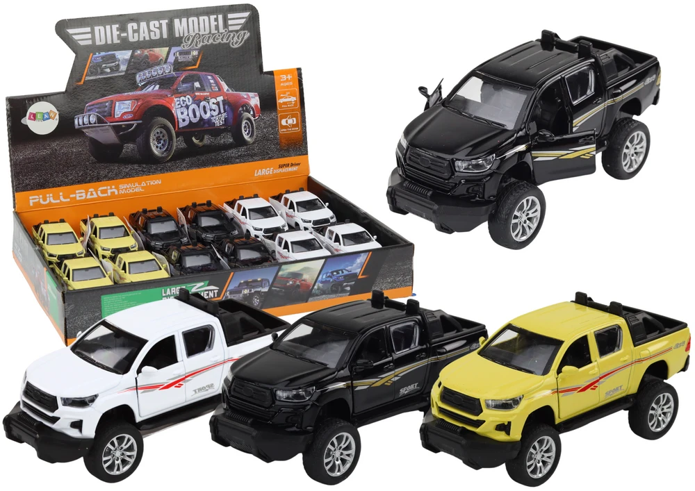 Lean Toys Visureigis automobilis Die-Cast Model, įvairių spalvų