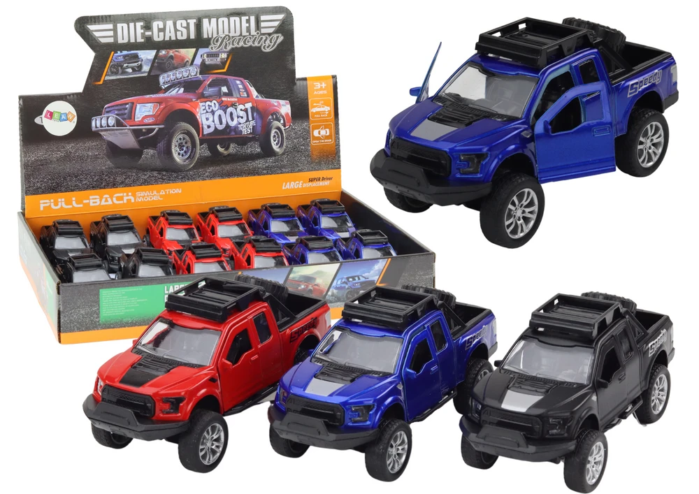 Lean Toys Visureigis automobilis Die-Cast Model, įvairių spalvų