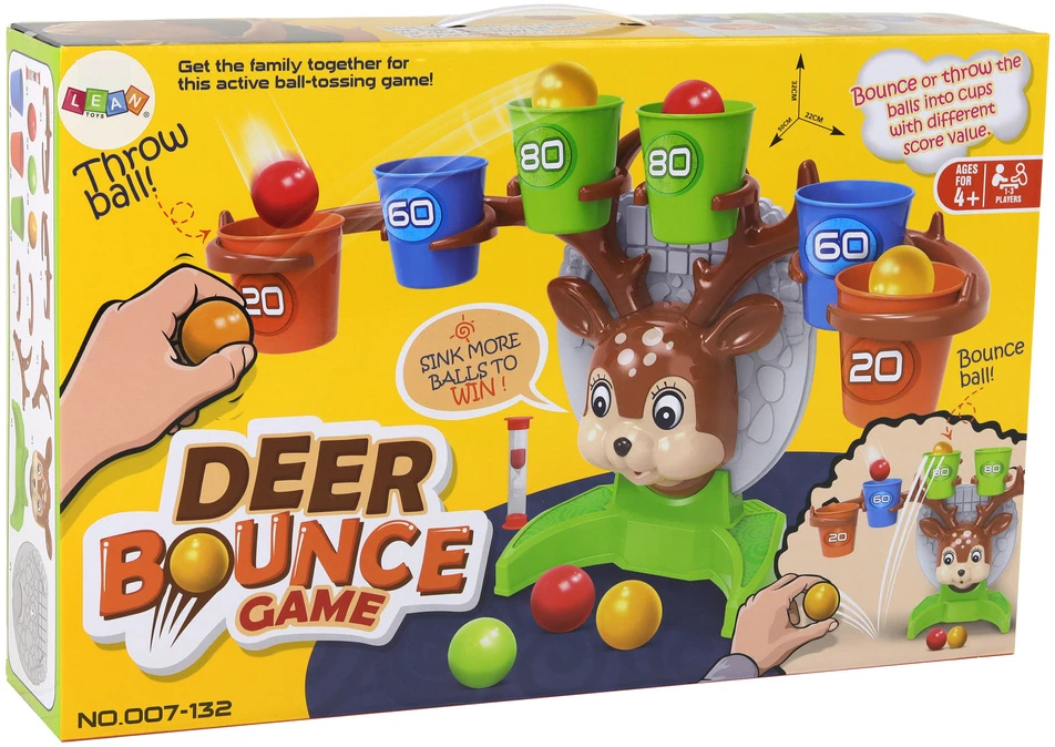Arkadinis žaidimas Deer Bounce Lean Toys, 14 d.