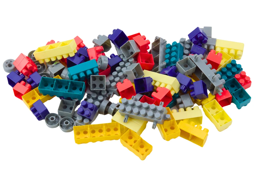 Lean Toys Daugiafunkcinis vaikiškas stalas 4 viename, mėlynas
