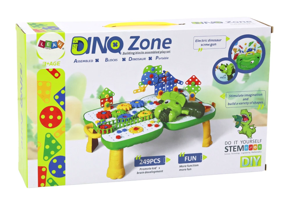 Konstruktorius su žaisliniu grąžtu Lean Toys, 249 d.