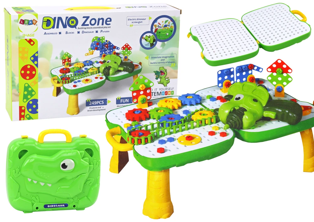 Konstruktorius su žaisliniu grąžtu Lean Toys, 249 d.