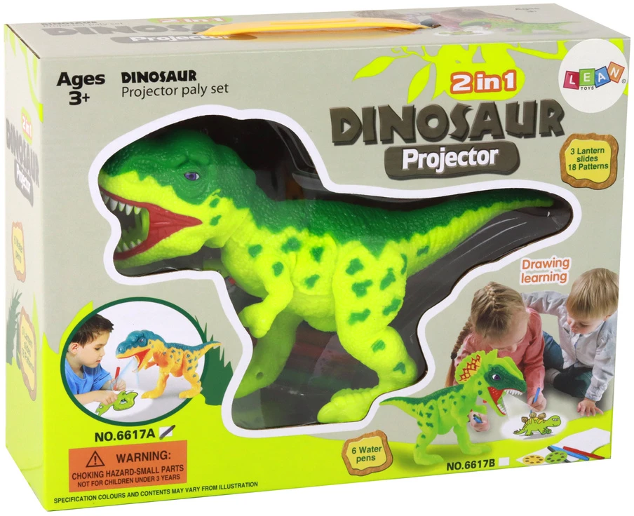 Piešimo projektorius Lean Toys Dinozauras
