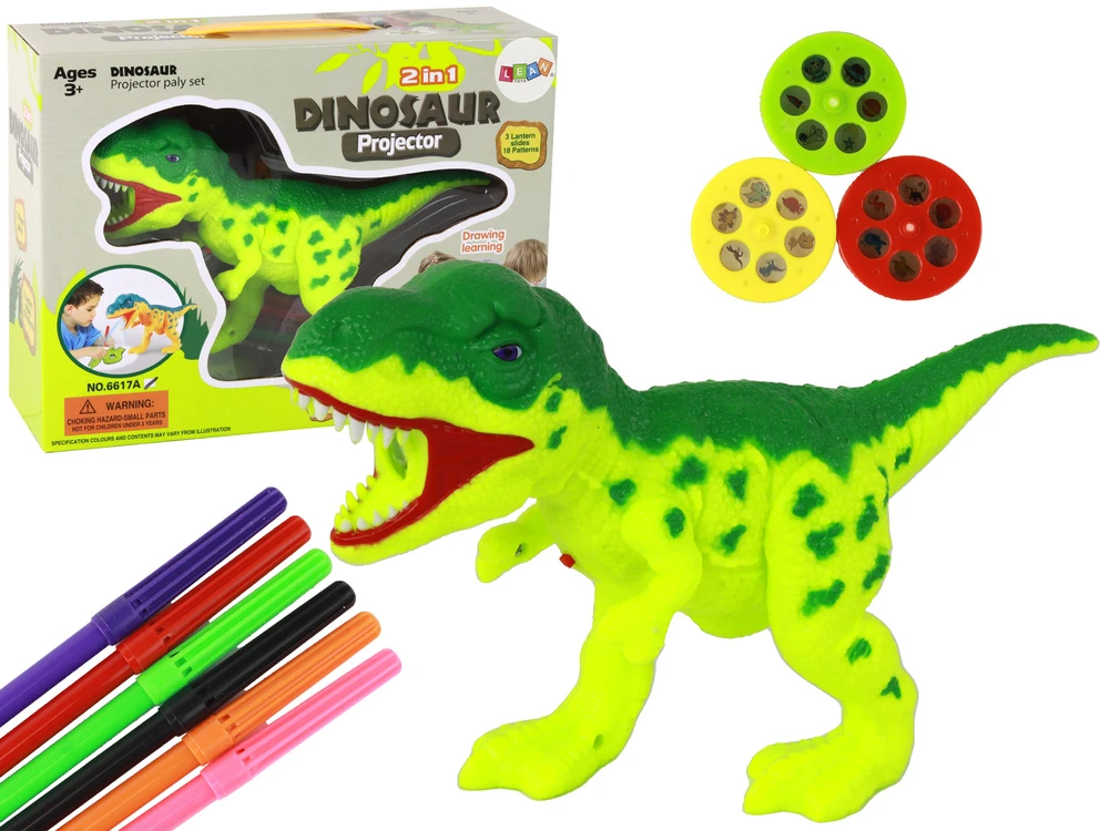 Piešimo projektorius Lean Toys Dinozauras