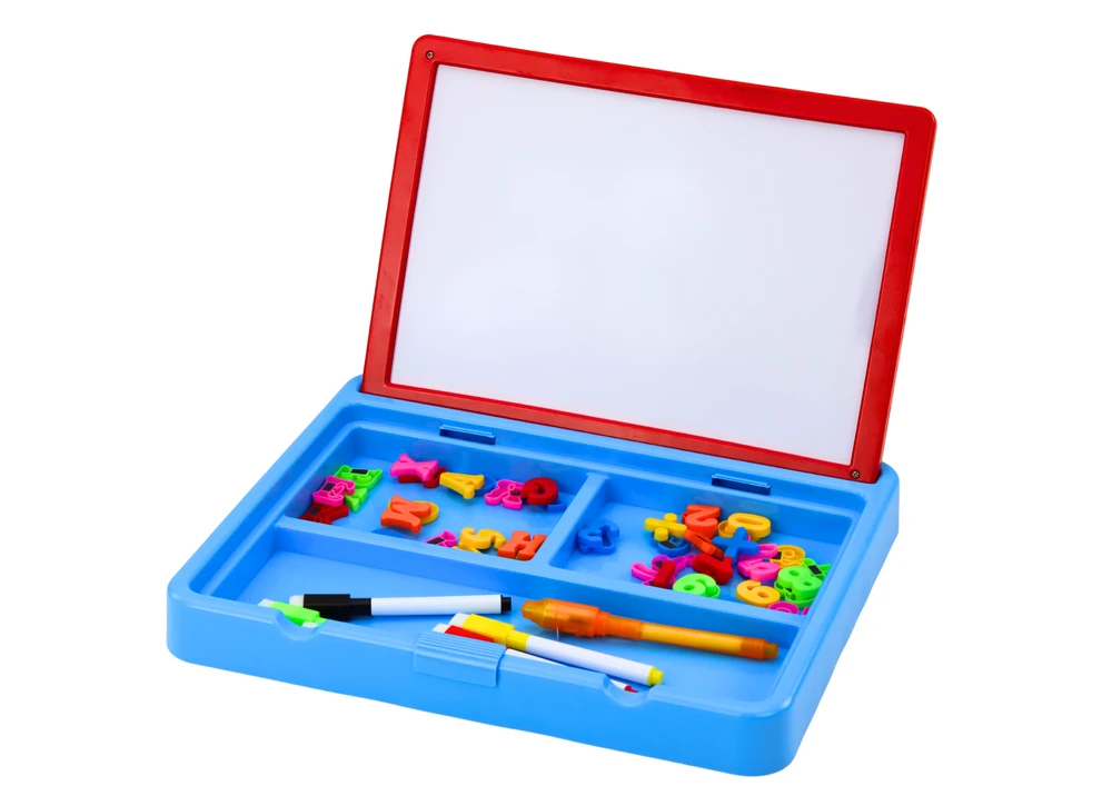 Lean Toys Magnetinė piešimo lenta su LED apšvietimu