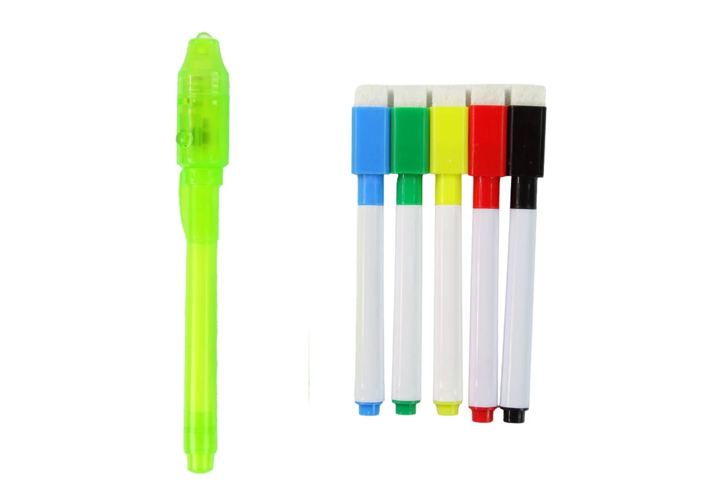 Lean Toys Magnetinė piešimo lenta su LED apšvietimu