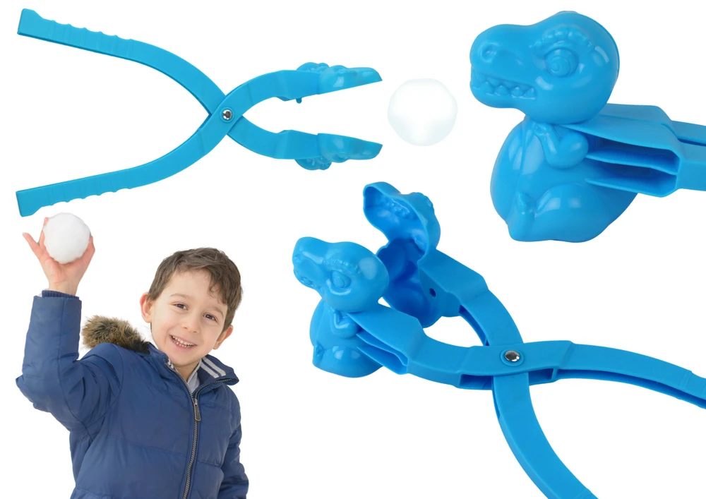 Lean Toys Mėlynas sniego dinozaurų formavimo žaislas