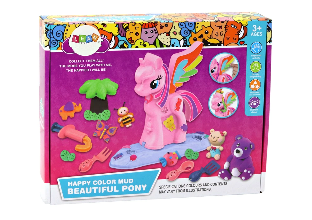 Kūrybinis plastilino rinkinys Lean Toys Vienaragis