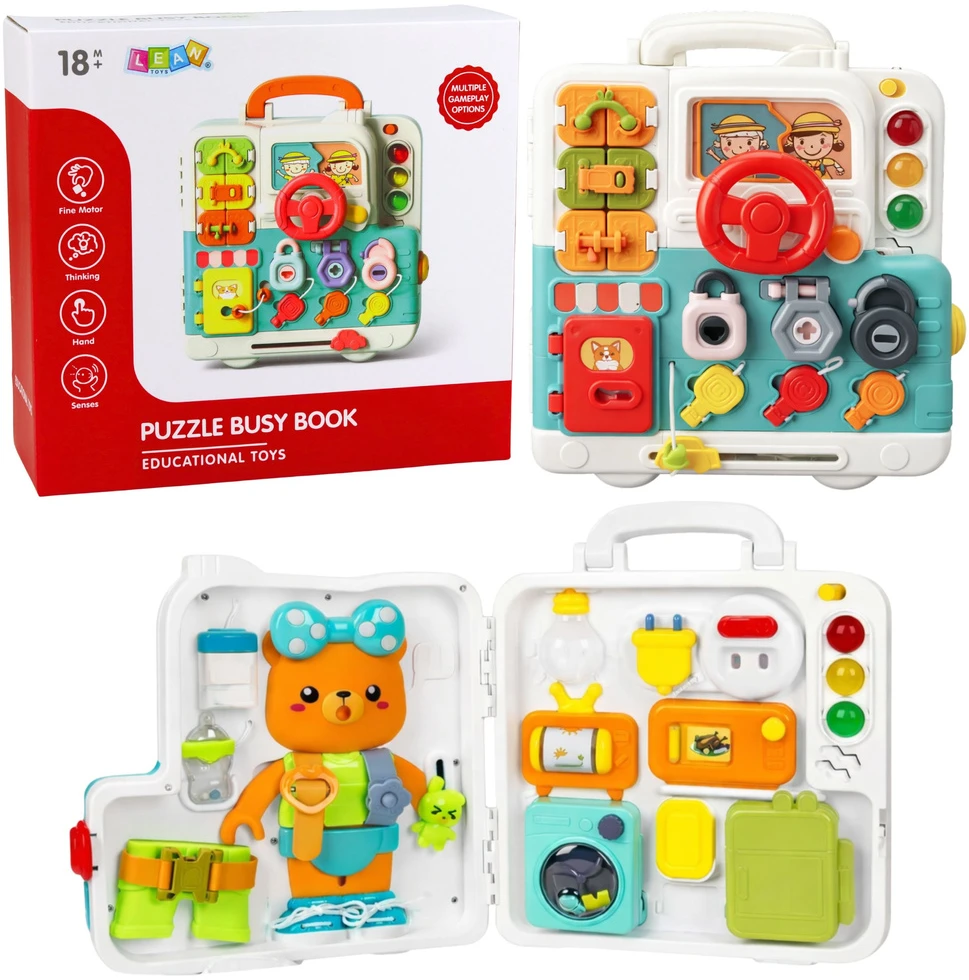 Lean Toys Edukacinė lenta 16 vnt.