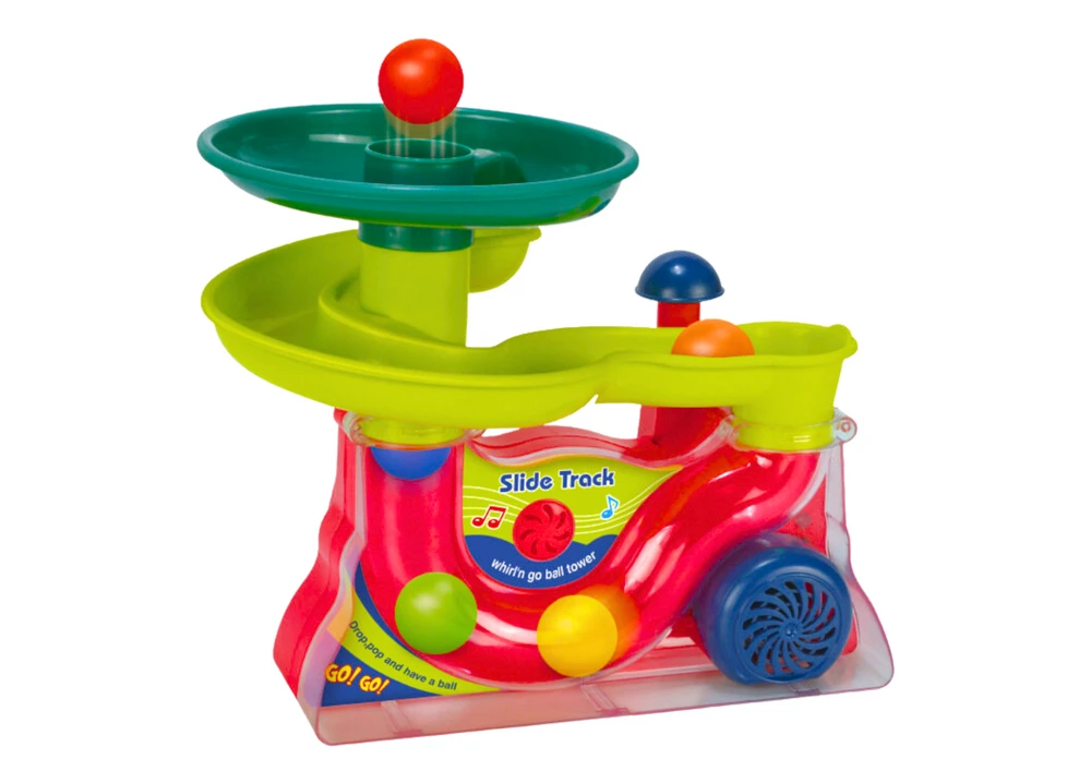 Lean Toys Spalvingas kamuoliukų fontanas su garso ir šviesos efektais