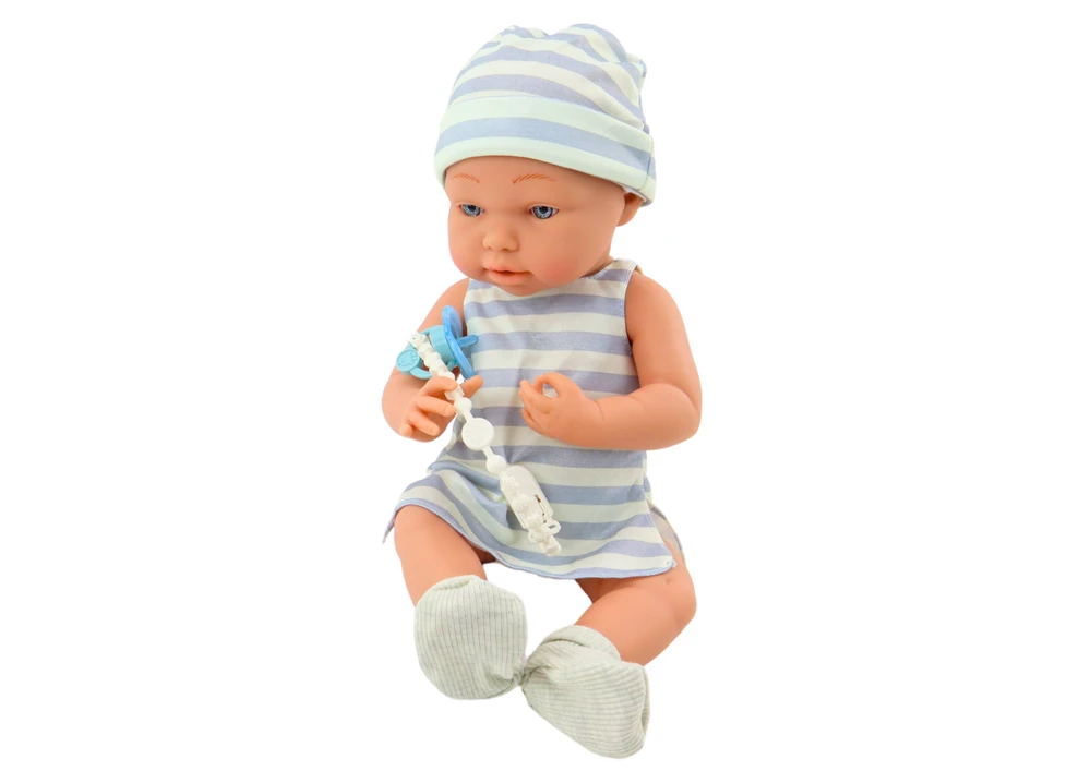Lean Toys 42 cm lėlė su priedais vaikams nuo 18 mėn.