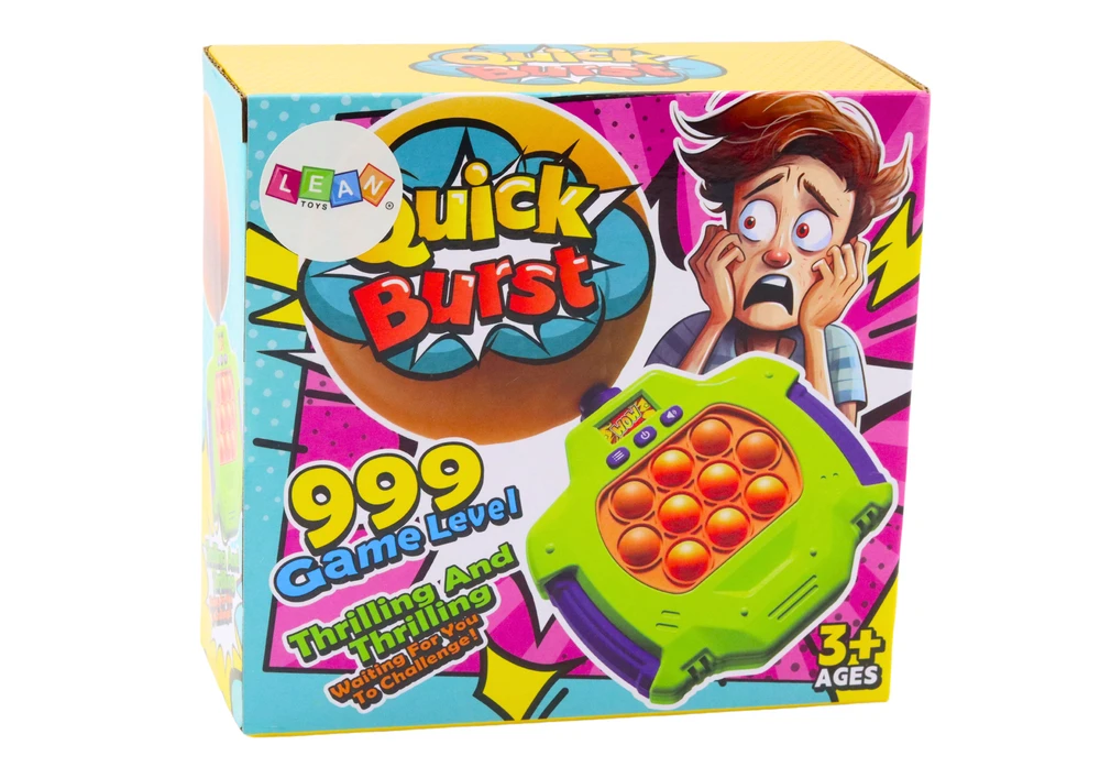 Lean Toys Pop-It elektroninė konsolė su sprogstančiais balionais