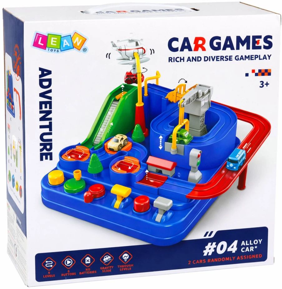 Lean Toys Kliūčių trasa 4 vnt.