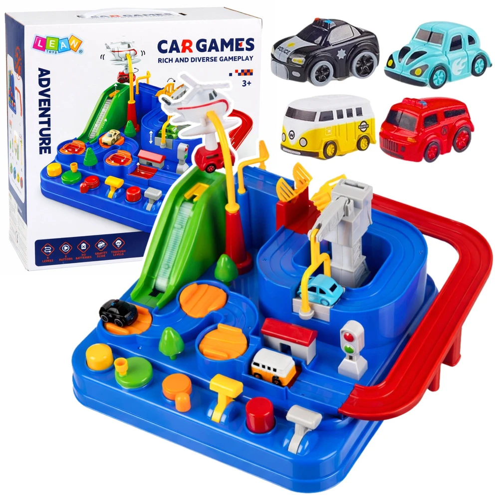 Lean Toys Kliūčių trasa 4 vnt.