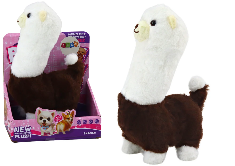 Lean Toys Interaktyvus žaislas Llama Alpaca, 23 cm