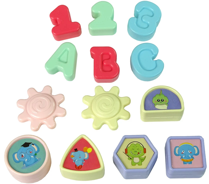 Lean Toys Interaktyvus mokomasis kubas su formomis ir pianinu