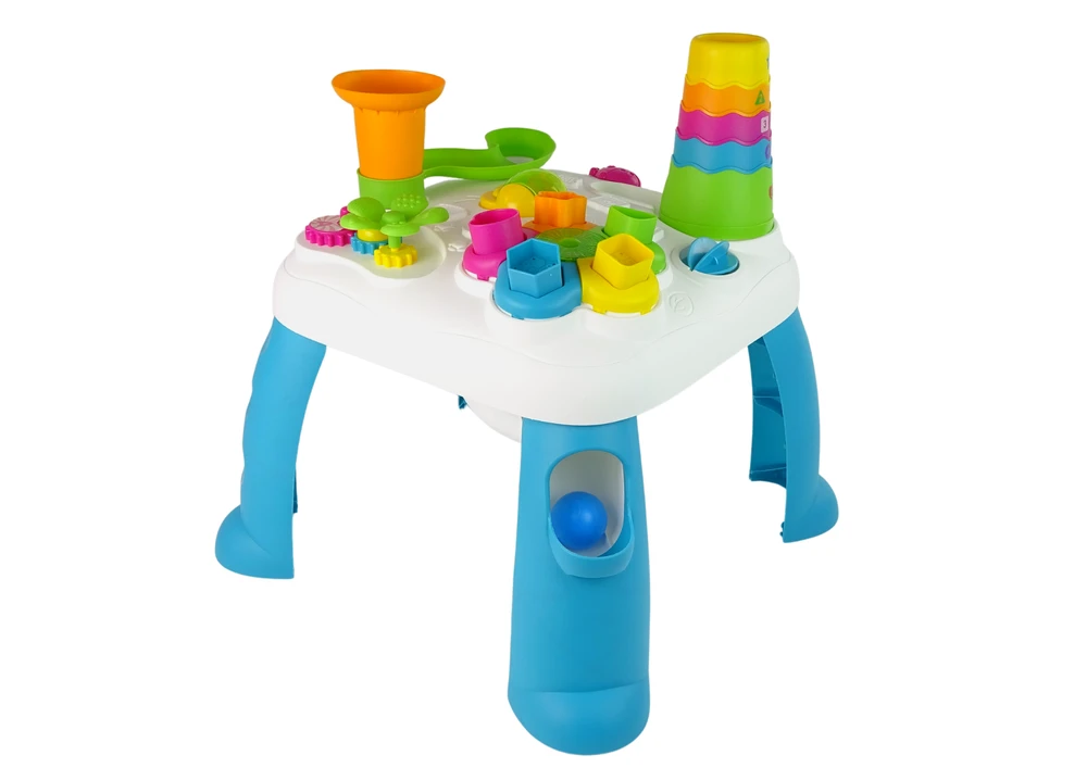Lean Toys Interaktyvus žaidimų stalas vaikams LeonToys su šviesos diodais, 40x51 cm