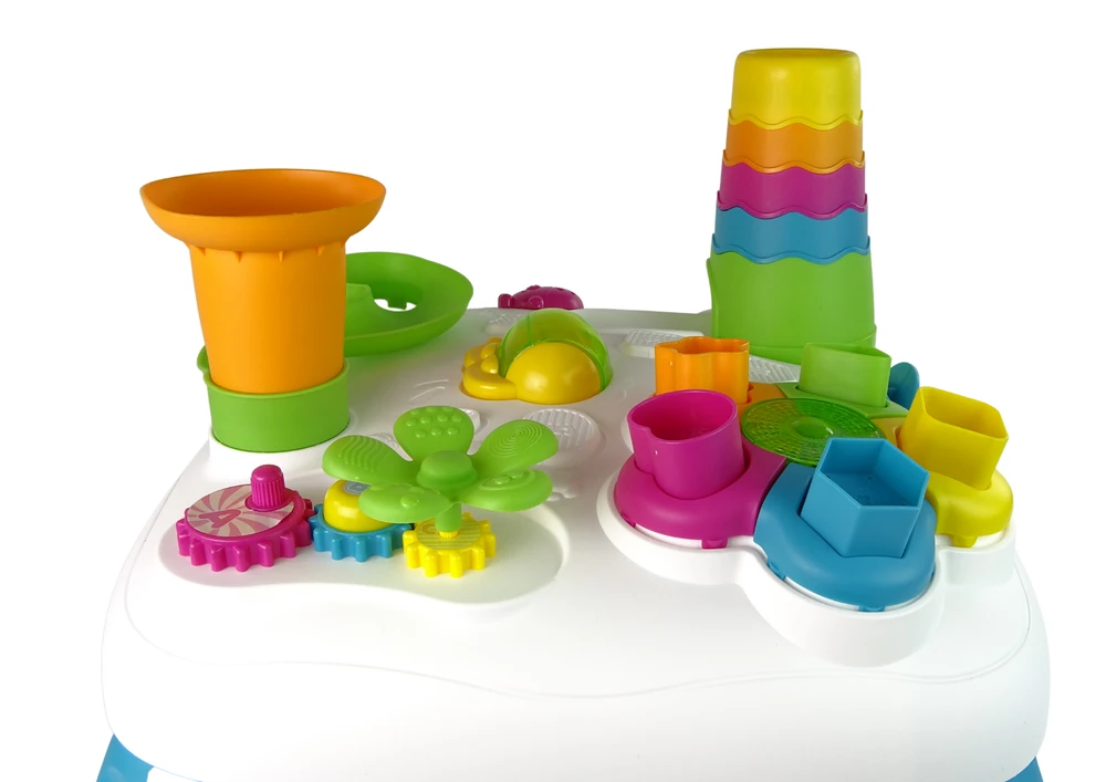 Lean Toys Interaktyvus žaidimų stalas vaikams LeonToys su šviesos diodais, 40x51 cm