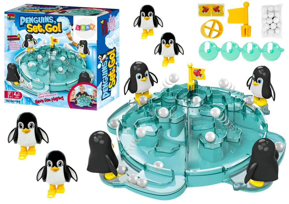 Lean Toys Žaidimas pingvinų futbolas