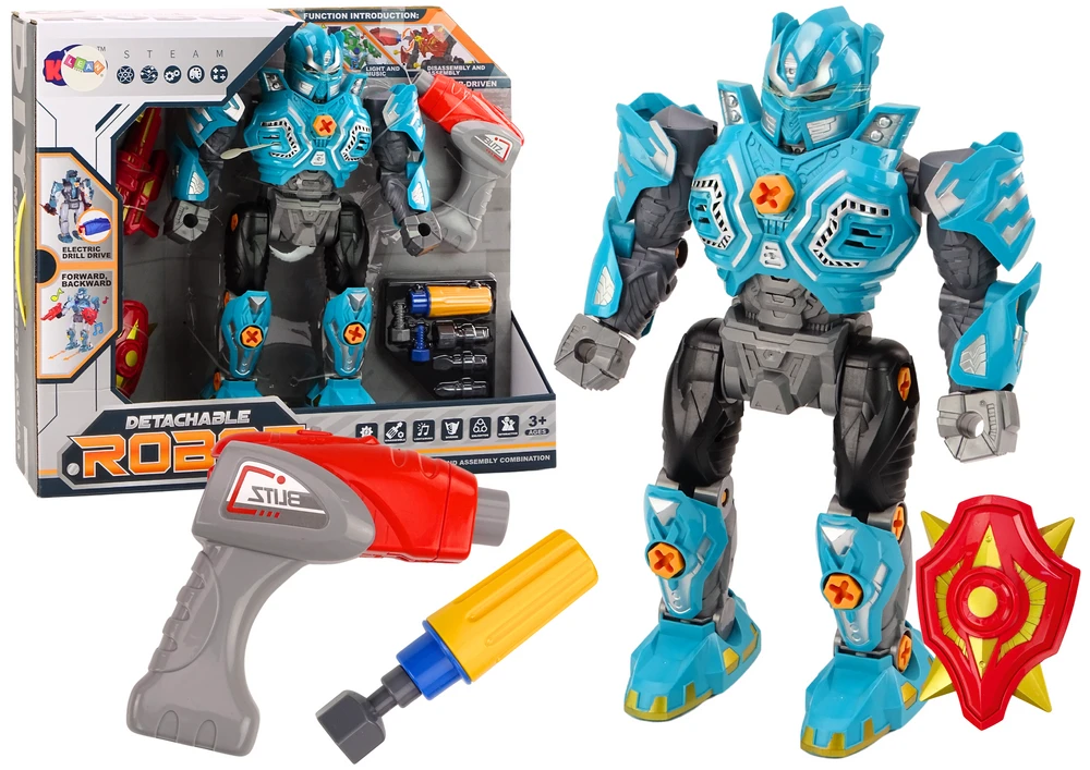 Lean Toys Turkio spalvos robotas vaikams