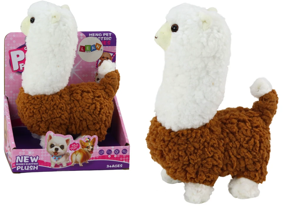 Lean Toys Interaktyvus žaislas Lama, 23 cm