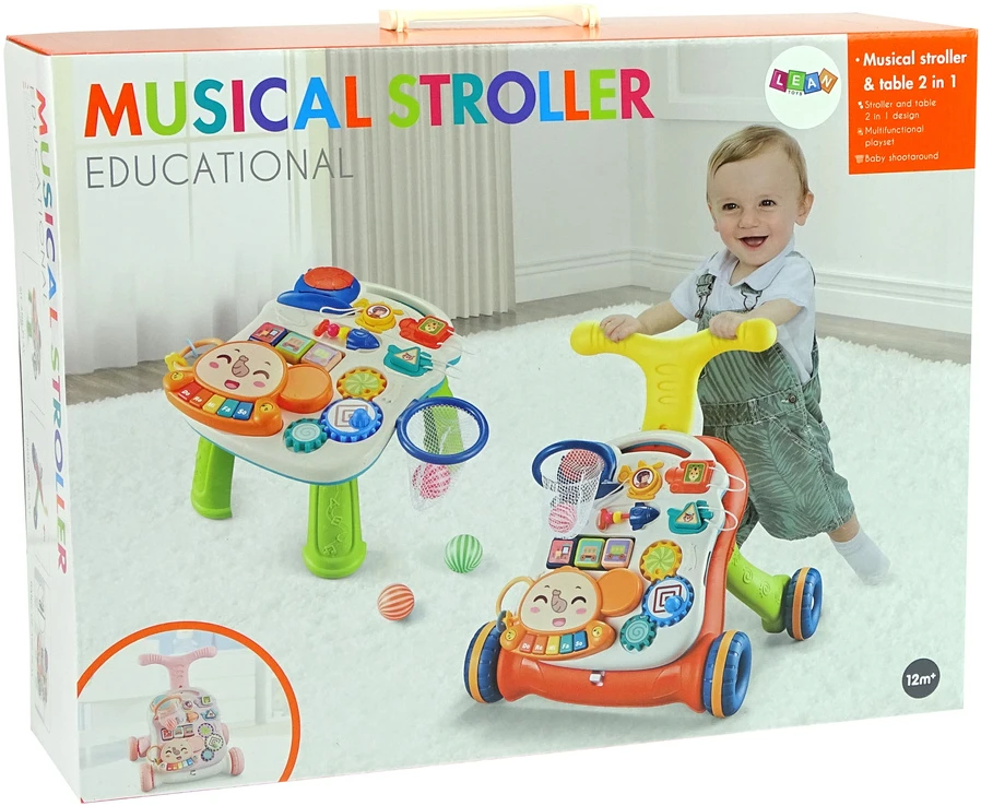 Lean Cars Stumdukas 2-in-1 raudonas