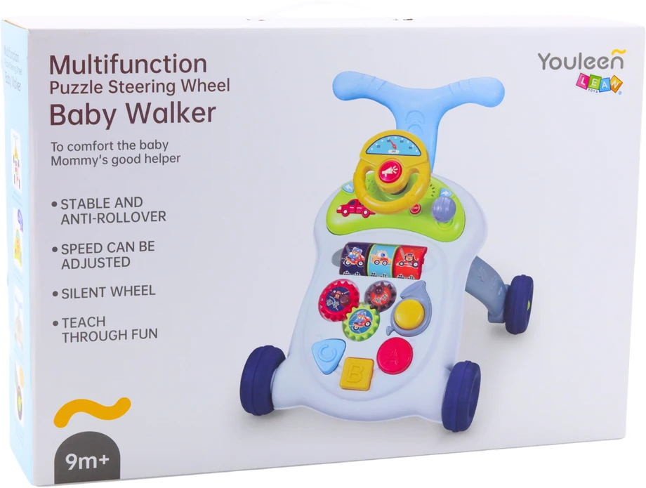 Lean Toys Vaikštynė, stumdukas su garsais