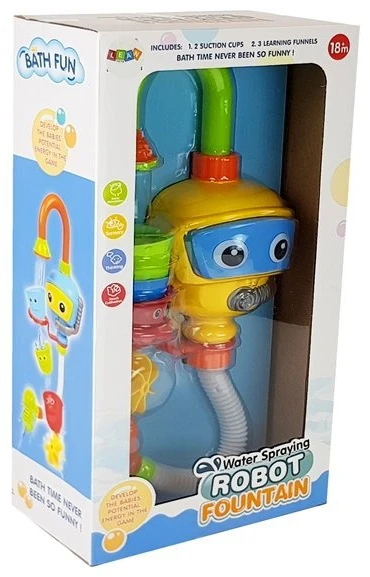 Kolorowy Vonios žaislas kūdikiui Lean Toys, robotai