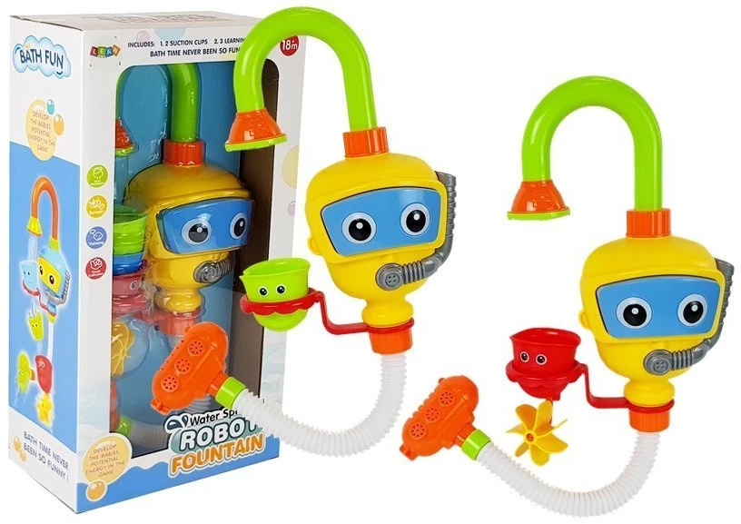 Kolorowy Vonios žaislas kūdikiui Lean Toys, robotai