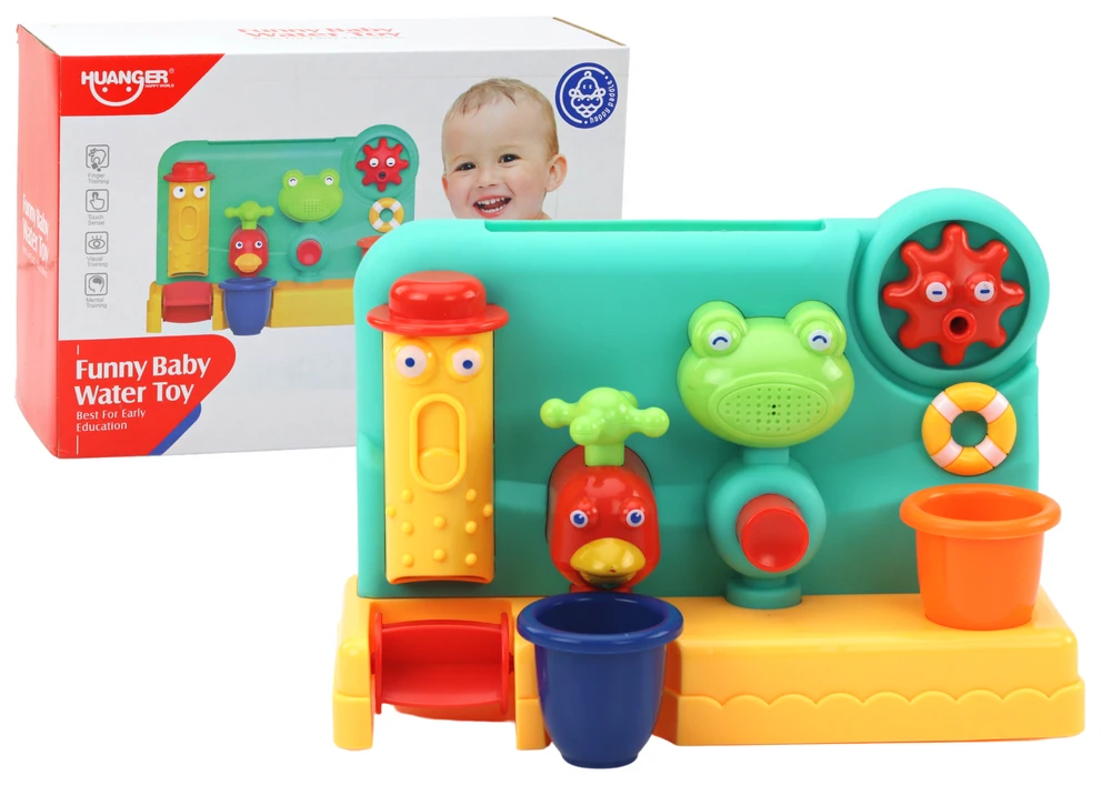 Lean Toys Vonios žaislas Huanger su vandens efektais, 25x10x16 cm