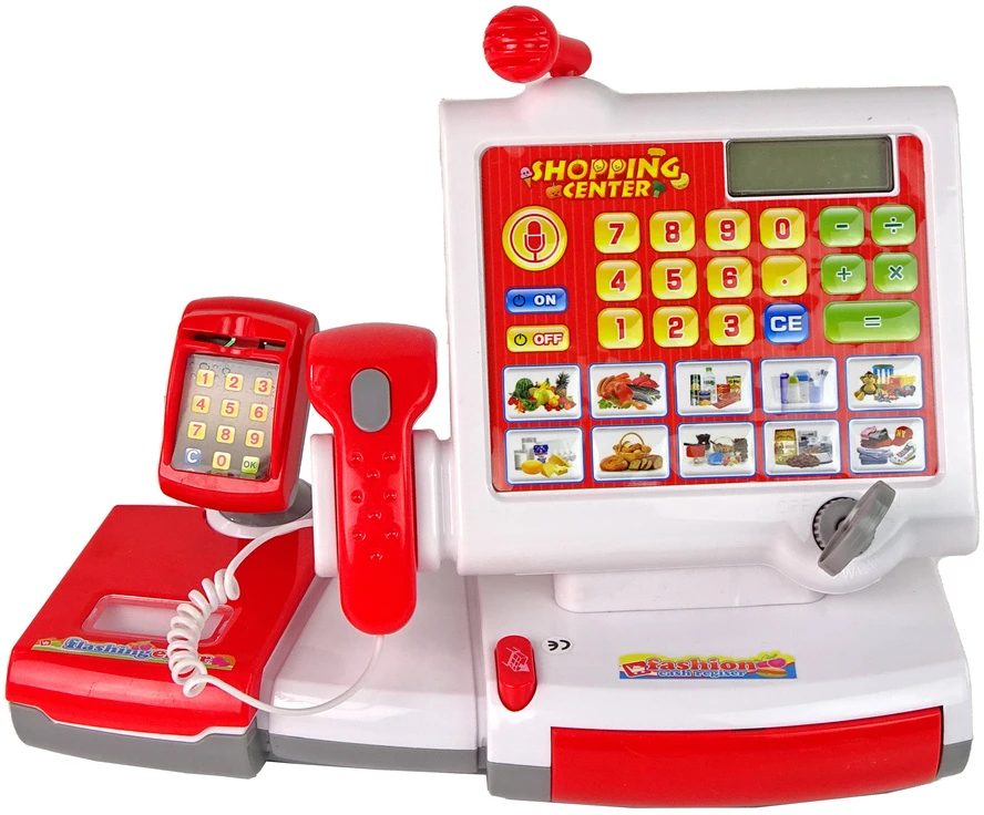 Lean Toys Kasos aparatas su liečiamu ekranu