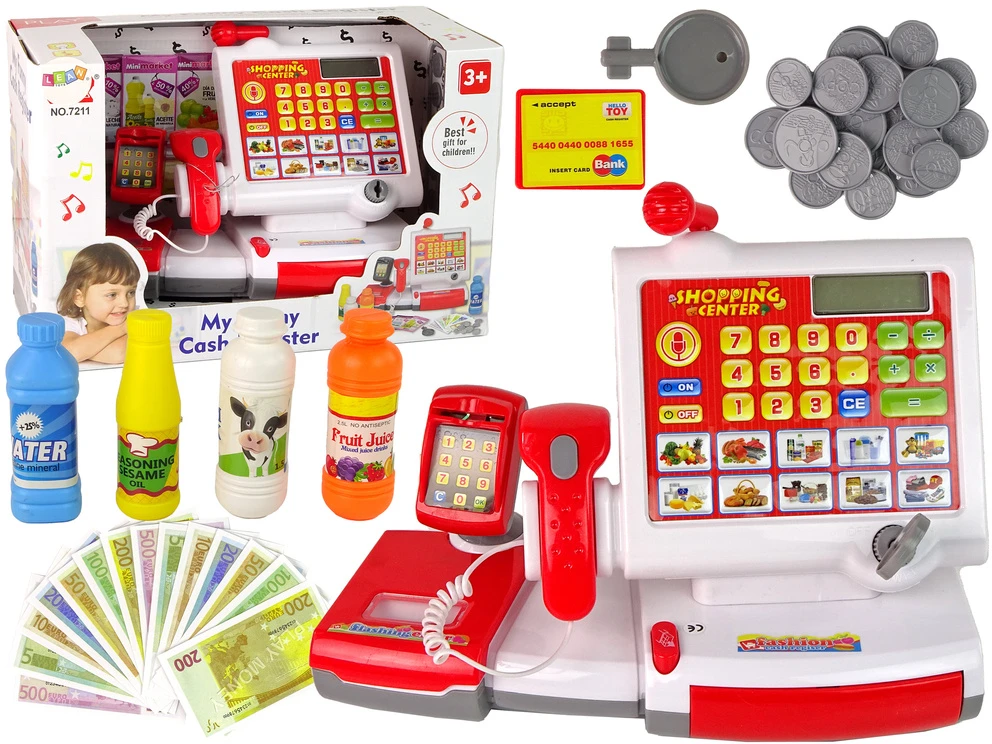 Lean Toys Kasos aparatas su liečiamu ekranu