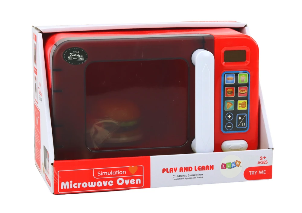 Žaislinė mikrobangų krosnelė vaikams Lean Toys