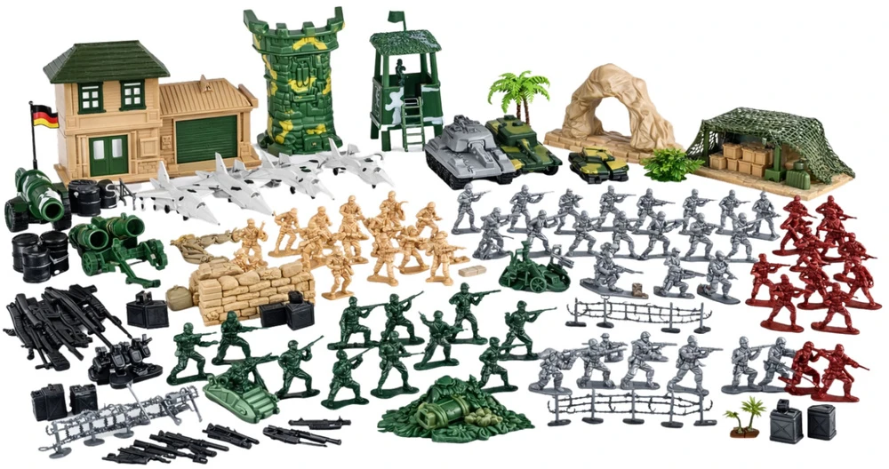 Lean Toys Karinių figūrėlių rinkinys 300 vnt.